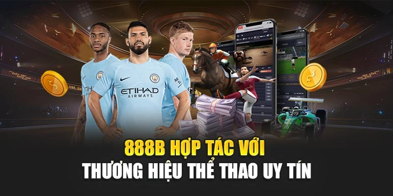 888B hợp tác với thương hiệu thể thao uy tín