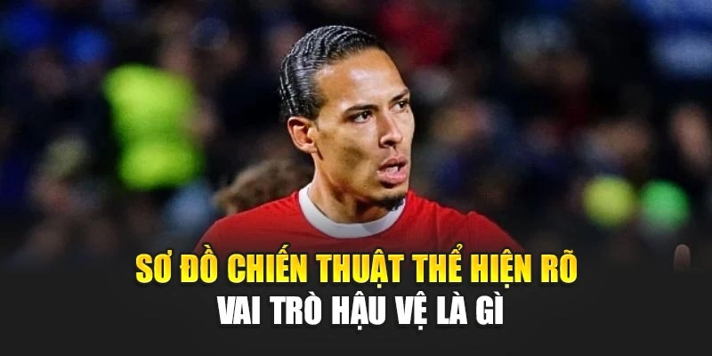 Sơ đồ chiến thuật thể hiện rõ vai trò hậu vệ là gì