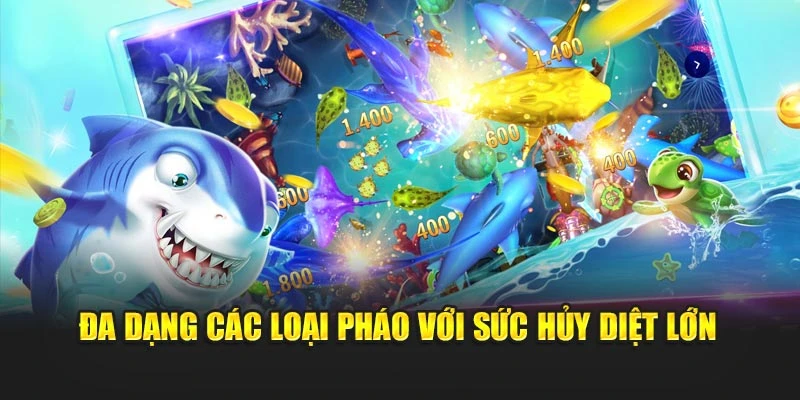 Đa dạng các loại pháo với sức hủy diệt lớn